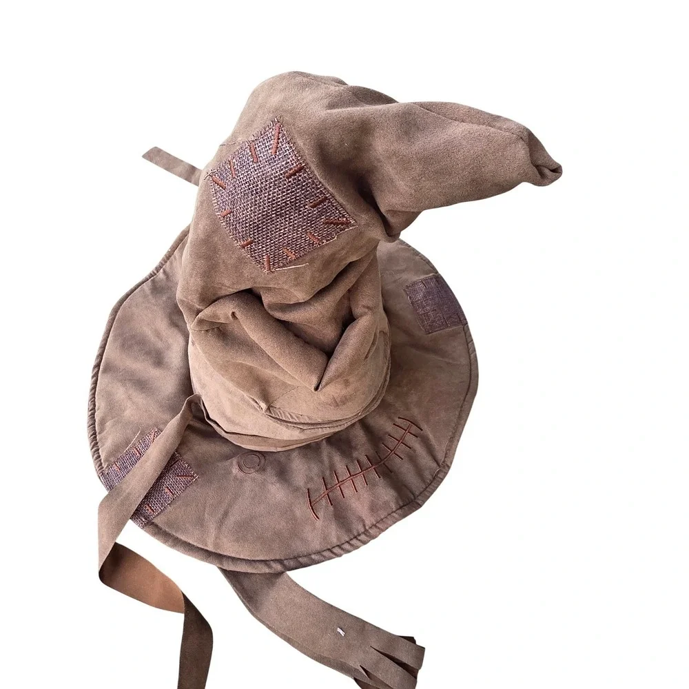 Harry Potter Wizarding World Animatronic Sorting‎ Hat Brown Patched Toy 13041 E2
